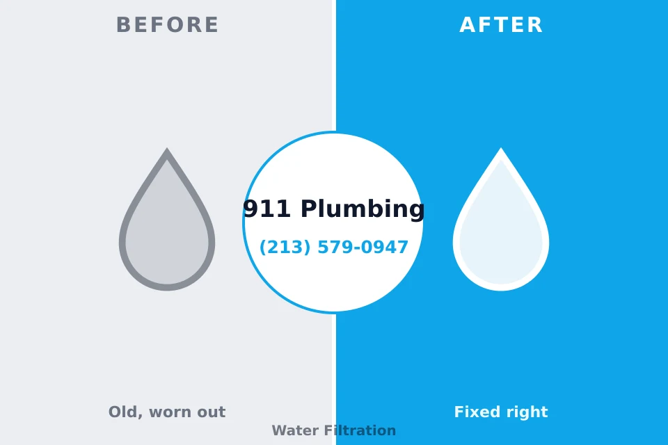 Before and after: plumbing repair Orchard City, CO